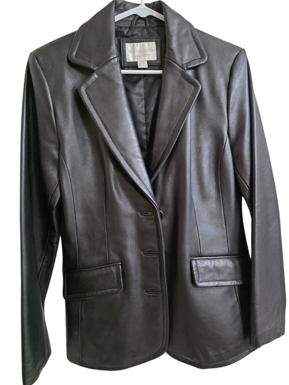 Worthington women Lambskin jacket Size S